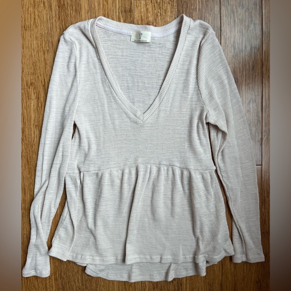 Anthropologie T.la Petite V-Neck Roll Cuff Basic T-Shirt bundle tie dye size XS - Picture 14 of 14